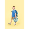 image:imageSimple Modern Large Minecraft Kids Backpack for School Girls and Boys  Elementary Backpack for Teen  Fletcher Collection  Kids  16 tall  Minecraft MashupDisney Pixar Mashup on Blue