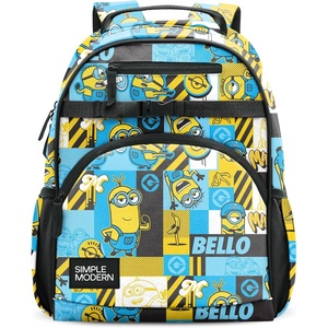 image:imageSimple Modern Large Minecraft Kids Backpack for School Girls and Boys  Elementary Backpack for Teen  Fletcher Collection  Kids  16 tall  Minecraft MashupMinions Bello