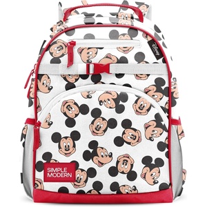 image:imageSimple Modern Large Minecraft Kids Backpack for School Girls and Boys  Elementary Backpack for Teen  Fletcher Collection  Kids  16 tall  Minecraft MashupDisney Mickey Mouse Fun