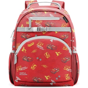 image:imageSimple Modern Large Minecraft Kids Backpack for School Girls and Boys  Elementary Backpack for Teen  Fletcher Collection  Kids  16 tall  Minecraft MashupDisney Cars Lightning Speed