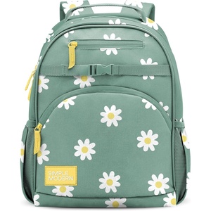image:imageSimple Modern Large Minecraft Kids Backpack for School Girls and Boys  Elementary Backpack for Teen  Fletcher Collection  Kids  16 tall  Minecraft MashupSage Florals