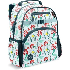 image:imageSimple Modern Large Minecraft Kids Backpack for School Girls and Boys  Elementary Backpack for Teen  Fletcher Collection  Kids  16 tall  Minecraft MashupDisney the Little Mermaid Ariels Treasure