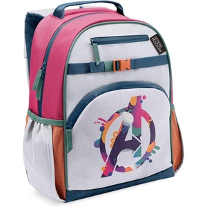 image:imageSimple Modern Large Minecraft Kids Backpack for School Girls and Boys  Elementary Backpack for Teen  Fletcher Collection  Kids  16 tall  Minecraft MashupMarvel Avengers Assemble