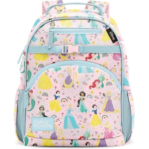 image:imageSimple Modern Large Minecraft Kids Backpack for School Girls and Boys  Elementary Backpack for Teen  Fletcher Collection  Kids  16 tall  Minecraft MashupDisney Princess Rainbows