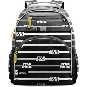 image:imageSimple Modern Large Minecraft Kids Backpack for School Girls and Boys  Elementary Backpack for Teen  Fletcher Collection  Kids  16 tall  Minecraft MashupStar Wars Stripes