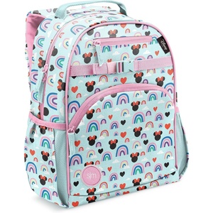 image:imageSimple Modern Large Minecraft Kids Backpack for School Girls and Boys  Elementary Backpack for Teen  Fletcher Collection  Kids  16 tall  Minecraft MashupDisney Minnie Mouse Rainbows