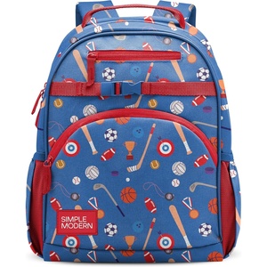 image:imageSimple Modern Large Minecraft Kids Backpack for School Girls and Boys  Elementary Backpack for Teen  Fletcher Collection  Kids  16 tall  Minecraft MashupSports Balls