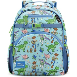 image:imageSimple Modern Large Minecraft Kids Backpack for School Girls and Boys  Elementary Backpack for Teen  Fletcher Collection  Kids  16 tall  Minecraft MashupDisney Buzz and Woody Adventures