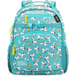 image:imageSimple Modern Large Minecraft Kids Backpack for School Girls and Boys  Elementary Backpack for Teen  Fletcher Collection  Kids  16 tall  Minecraft MashupPeanuts Snoopy  Woodstock