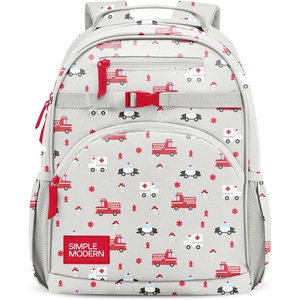 image:imageSimple Modern Large Minecraft Kids Backpack for School Girls and Boys  Elementary Backpack for Teen  Fletcher Collection  Kids  16 tall  Minecraft MashupFirst Responders