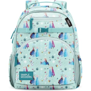 image:imageSimple Modern Large Minecraft Kids Backpack for School Girls and Boys  Elementary Backpack for Teen  Fletcher Collection  Kids  16 tall  Minecraft MashupDisney Frozen Swirls