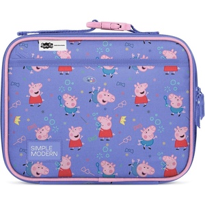image:imageSimple Modern Minecraft Kids Lunch Box for School  Reusable Insulated Lunch Bag for Toddler Girl and Boy  Exterior amp Interior Pockets  Hadley Collection  Minecraft MashupPeppa Pig Bubbles