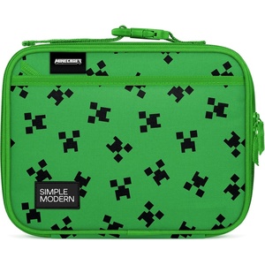 image:imageSimple Modern Minecraft Kids Lunch Box for School  Reusable Insulated Lunch Bag for Toddler Girl and Boy  Exterior amp Interior Pockets  Hadley Collection  Minecraft MashupMinecraft Creeper
