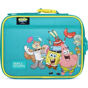 image:imageSimple Modern Minecraft Kids Lunch Box for School  Reusable Insulated Lunch Bag for Toddler Girl and Boy  Exterior amp Interior Pockets  Hadley Collection  Minecraft MashupSpongeBob Pals