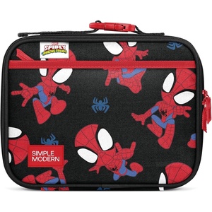image:imageSimple Modern Minecraft Kids Lunch Box for School  Reusable Insulated Lunch Bag for Toddler Girl and Boy  Exterior amp Interior Pockets  Hadley Collection  Minecraft MashupMarvel Go Spidey Go