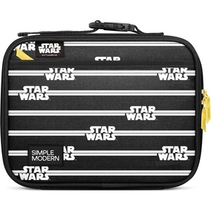 image:imageSimple Modern Minecraft Kids Lunch Box for School  Reusable Insulated Lunch Bag for Toddler Girl and Boy  Exterior amp Interior Pockets  Hadley Collection  Minecraft MashupStar Wars Stripes