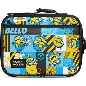 image:imageSimple Modern Minecraft Kids Lunch Box for School  Reusable Insulated Lunch Bag for Toddler Girl and Boy  Exterior amp Interior Pockets  Hadley Collection  Minecraft MashupMinions Bello