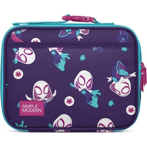 image:imageSimple Modern Minecraft Kids Lunch Box for School  Reusable Insulated Lunch Bag for Toddler Girl and Boy  Exterior amp Interior Pockets  Hadley Collection  Minecraft MashupMarvel Spider Gwen