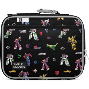image:imageSimple Modern Minecraft Kids Lunch Box for School  Reusable Insulated Lunch Bag for Toddler Girl and Boy  Exterior amp Interior Pockets  Hadley Collection  Minecraft MashupTransformer Block Nation