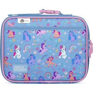 image:imageSimple Modern Minecraft Kids Lunch Box for School  Reusable Insulated Lunch Bag for Toddler Girl and Boy  Exterior amp Interior Pockets  Hadley Collection  Minecraft MashupMy Little Pony Garden of Rainbows