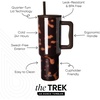 image:imageSimple Modern 40 oz Trek Tumbler with Handle and Straw Lid  Cup Holder Friendly Insulated Stainless Steel Travel Mug  Raspberry Vibes Tortoise