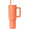 image:imageSimple Modern 40 oz Trek Tumbler with Handle and Straw Lid  Cup Holder Friendly Insulated Stainless Steel Travel Mug  Raspberry VibesClementine
