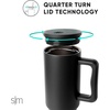image:imageSimple Modern 40 oz Trek Tumbler with Handle and Straw Lid  Cup Holder Friendly Insulated Stainless Steel Travel Mug  Raspberry VibesHoliday Downhill Skiing