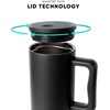 image:imageSimple Modern 40 oz Trek Tumbler with Handle and Straw Lid  Cup Holder Friendly Insulated Stainless Steel Travel Mug  Raspberry VibesPattern Cotton Candy Tie Dye