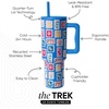 image:imageSimple Modern 40 oz Trek Tumbler with Handle and Straw Lid  Cup Holder Friendly Insulated Stainless Steel Travel Mug  Raspberry VibesPattern Stamps