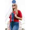 image:imageSimple Modern 40 oz Trek Tumbler with Handle and Straw Lid  Cup Holder Friendly Insulated Stainless Steel Travel Mug  Raspberry VibesPattern Stars Navy