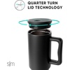 image:imageSimple Modern 40 oz Trek Tumbler with Handle and Straw Lid  Cup Holder Friendly Insulated Stainless Steel Travel Mug  Raspberry VibesRed Hearts