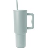image:imageSimple Modern 40 oz Trek Tumbler with Handle and Straw Lid  Cup Holder Friendly Insulated Stainless Steel Travel Mug  Raspberry VibesSea Glass Sage