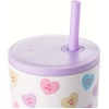 image:imageSimple Modern 40 oz Trek Tumbler with Handle and Straw Lid  Cup Holder Friendly Insulated Stainless Steel Travel Mug  Raspberry VibesWord Hearts
