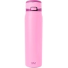 image:imageSimple Modern Mesa Loop Water Bottle with Covered Straw and Handle  30oz Cup Holder Friendly Insulated Stainless Steel Bottles for Travel Sports and School  Seaside StripesDragon Fruit Mix