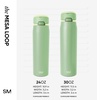 image:imageSimple Modern Mesa Loop Water Bottle with Covered Straw and Handle  30oz Cup Holder Friendly Insulated Stainless Steel Bottles for Travel Sports and School  Seaside StripesAvocado