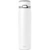 image:imageSimple Modern Mesa Loop Water Bottle with Covered Straw and Handle  30oz Cup Holder Friendly Insulated Stainless Steel Bottles for Travel Sports and School  Seaside StripesWinter White