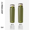 image:imageSimple Modern Mesa Loop Water Bottle with Covered Straw and Handle  30oz Cup Holder Friendly Insulated Stainless Steel Bottles for Travel Sports and School  Seaside StripesCricket