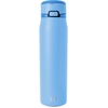 image:imageSimple Modern Mesa Loop Water Bottle with Covered Straw and Handle  30oz Cup Holder Friendly Insulated Stainless Steel Bottles for Travel Sports and School  Seaside StripesSnow Day