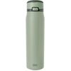 image:imageSimple Modern Mesa Loop Water Bottle with Covered Straw and Handle  30oz Cup Holder Friendly Insulated Stainless Steel Bottles for Travel Sports and School  Seaside StripesEucalyptus Mix