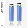 image:imageSimple Modern Mesa Loop Water Bottle with Covered Straw and Handle  30oz Cup Holder Friendly Insulated Stainless Steel Bottles for Travel Sports and School  Seaside StripesNeptune