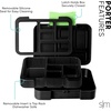 image:imageSimple Modern Minecraft Porter Bento Lunch Box  BPA Free LeakResistant Dishwasher Safe  Lunch Container for Girls Boys Toddlers Kids  3 Compartments Minecraft MashupPattern Black and White Checkmate