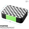 image:imageSimple Modern Minecraft Porter Bento Lunch Box  BPA Free LeakResistant Dishwasher Safe  Lunch Container for Girls Boys Toddlers Kids  3 Compartments Minecraft MashupPattern Black and White Checkmate