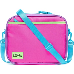 image:imageSimple Modern Hadley Lunch Box with Shoulder Strap  Kids amp Adults  Insulated Bag with Pockets for Women Men Girls BoysMulticolor 80s Mix