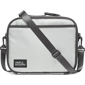 image:imageSimple Modern Hadley Lunch Box with Shoulder Strap  Kids amp Adults  Insulated Bag with Pockets for Women Men Girls BoysMulticolor Ice Granite