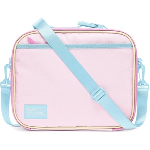 image:imageSimple Modern Hadley Lunch Box with Shoulder Strap  Kids amp Adults  Insulated Bag with Pockets for Women Men Girls BoysMulticolor Sherbet