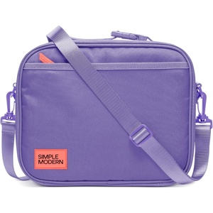 image:imageSimple Modern Hadley Lunch Box with Shoulder Strap  Kids amp Adults  Insulated Bag with Pockets for Women Men Girls BoysPurple Rain