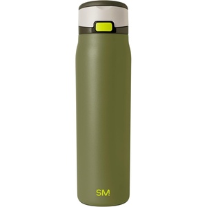 image:imageSimple Modern Mesa Loop Water Bottle with Covered Straw and Handle  30oz Cup Holder Friendly Insulated Stainless Steel Bottles for Travel Sports and School  Seaside StripesCricket