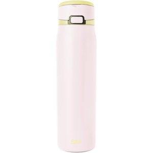 image:imageSimple Modern Mesa Loop Water Bottle with Covered Straw and Handle  30oz Cup Holder Friendly Insulated Stainless Steel Bottles for Travel Sports and School  Seaside StripesCoconut Cream Mix