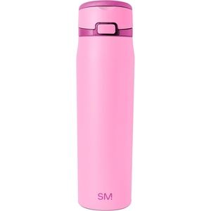 image:imageSimple Modern Mesa Loop Water Bottle with Covered Straw and Handle  30oz Cup Holder Friendly Insulated Stainless Steel Bottles for Travel Sports and School  Seaside StripesDragon Fruit Mix