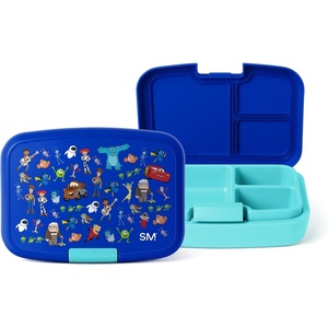 image:imageSimple Modern Minecraft Porter Bento Lunch Box  BPA Free LeakResistant Dishwasher Safe  Lunch Container for Girls Boys Toddlers Kids  3 Compartments Minecraft MashupDisney Pixar Mashup on Blue